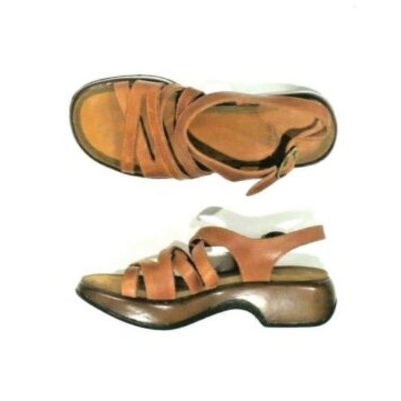 Dansko Shoes - DANSKO BROWN SLINGBACK SANDAL